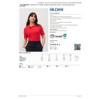  GIL64800-B3 SOFTSTYLE® NŐI DOUBLE PIQUÉ PÓLÓ