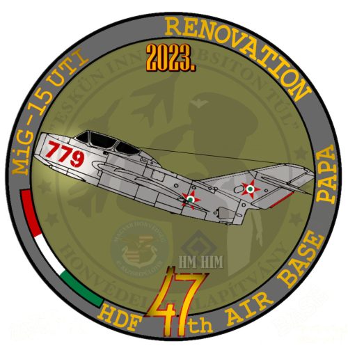 MIG-15 matrica 10 cm